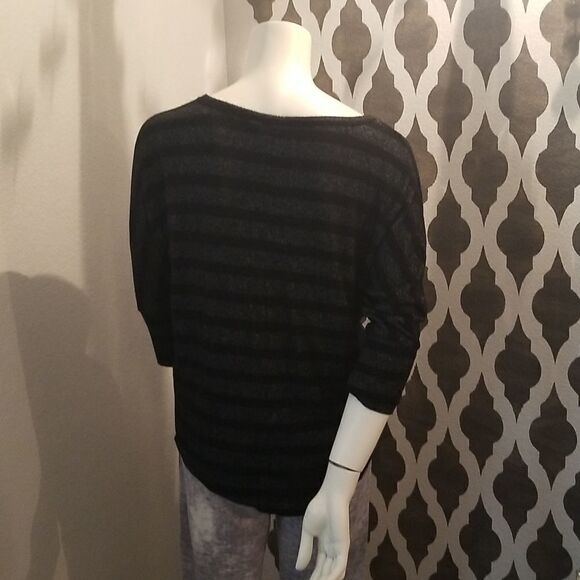 Market & Spruce casual striped top - Picture 3 of 6